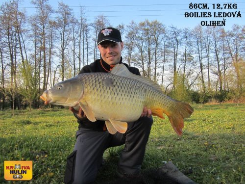 86cm, 12,7kg, boilies Ledová Oliheň