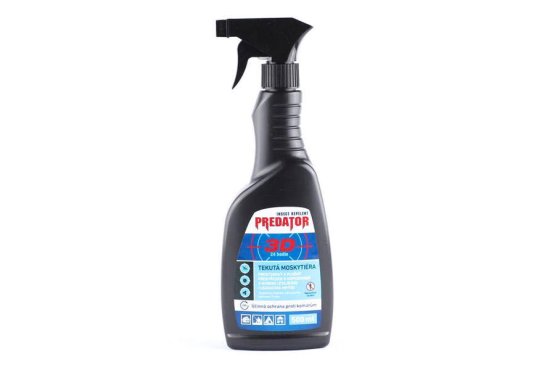 Repelent PREDÁTOR 3D vapo - 500 ml - Mechanický rozprašovač (Leroy Cosmetic, PRD3040) | Krmiva Hulín