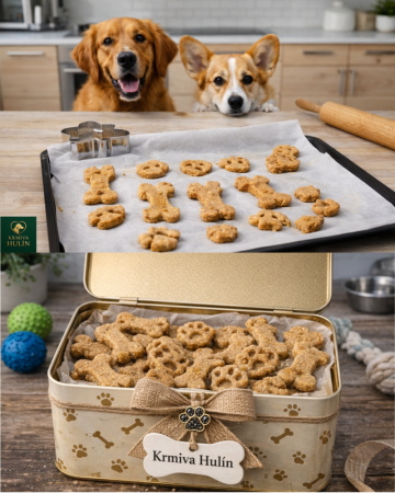 Piškotová směs - HOVĚZÍ S LOJOVÝMI ŠKVARKY - Pro domácí výrobu pamlsků - Vyberte balení: 2,5 kg