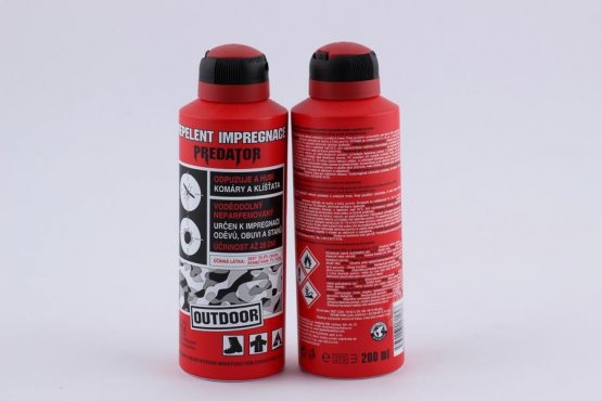 Repelent PREDÁTOR OUTDOOR + IMPREGNACE - 200 ml spray