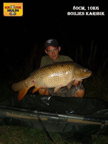 80cm, 10kg, boilies Karibik, svazová voda