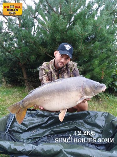 12,2kg, sumčí boilies