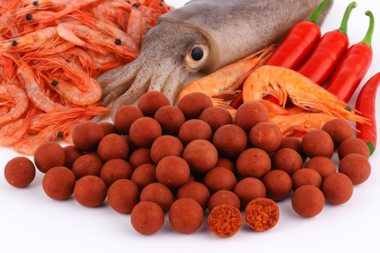 Boilies - PIKANTNÍ KRILL - Speciální edice - Ø 24 mm (Krmiva Hulín, BOPK24-1) | Krmiva Hulín