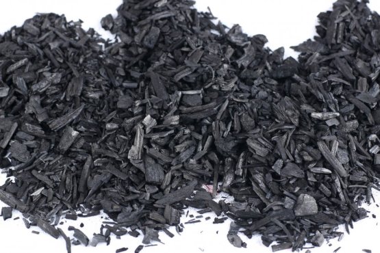 BIOCHAR AKTIVNÍ UHLÍ - Černé uhlí proti průjmu HRUBĚ MLETÉ - pro koně - Vyberte balení: 1 kg
