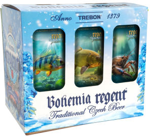 PIVO REGENT - DARČEKOVÁ SADA - MOTÍV ZIMA - VODNÁ RÍŠA 2 - 6× 0,5 l (BOHEMIA REGENT, NZDS) | Krmiva Hulín