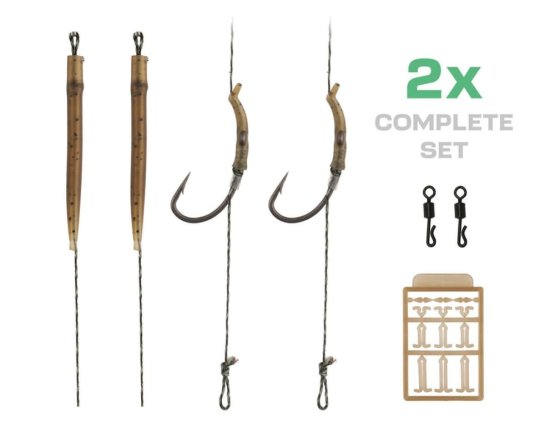ZFISH Náväzec Curve Shank Carp Rig - Vyberte velikost: Velikost 2