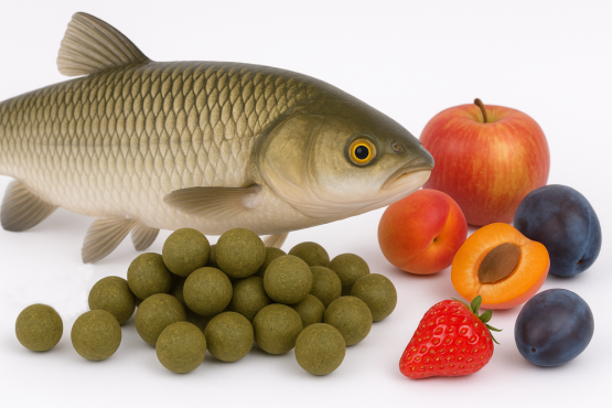 Boilies - AMUR SPECIÁL - Přezrálé ovoce - Ø 24 mm (Krmiva Hulín, BOAS24-1) | Krmiva Hulín