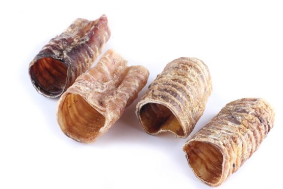 HOVĚZÍ HRTAN - TRACHEA - Kusy 10 - 15 cm (Vyrobeno v ČR, HHTK-1) | Krmiva Hulín