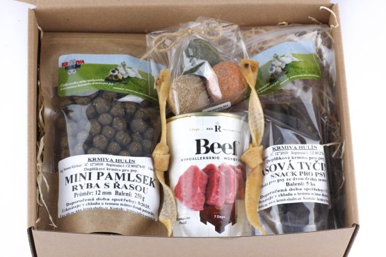 DÁRKOVÝ BALÍČEK č. 1 - Mňamky pro psy  - 1350 g