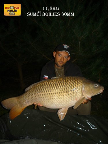 11,8kg, sumčí boilies