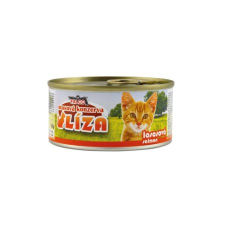 FALCO LÍZA lososová 120 g - Konzerva pro kočky (SOKOL FALCO, LL120) | Krmiva Hulín