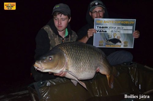 18,3kg, boilies játra