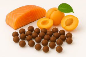Boilies - MEFISTO - Losos s marhuľou - Ø 20 mm (Krmiva Hulín, BOME20-1) | Krmiva Hulín