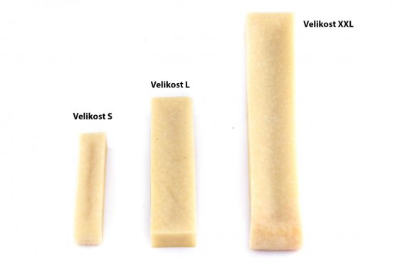 SÝROVÁ TYČINKA - Žvýkací pamlsek pro psy - velikost L - Počet ks: 4 ks