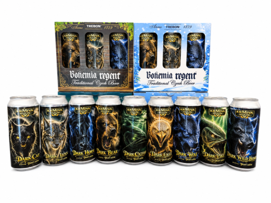 Pivo Regent - VLASTNÍ VÝBĚR 6 ks - Tmavý ležák - Edice Mystery - 6x 0,5 l (BOHEMIA REGENT, VVDSM) | Krmiva Hulín