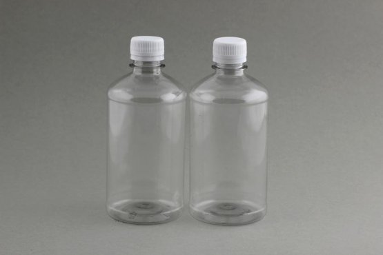 PET lahve čiré 500 ml - s uzávěrem - Počet kusů: 1 ks