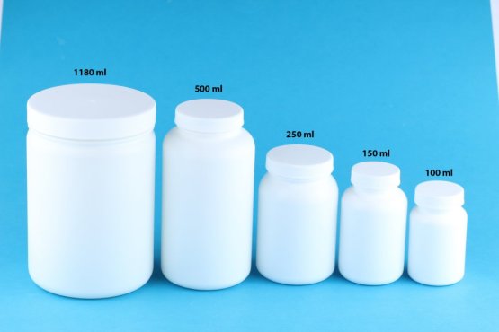 Lahvička s širokým hrdlem 150 ml - Počet ks: 1 ks