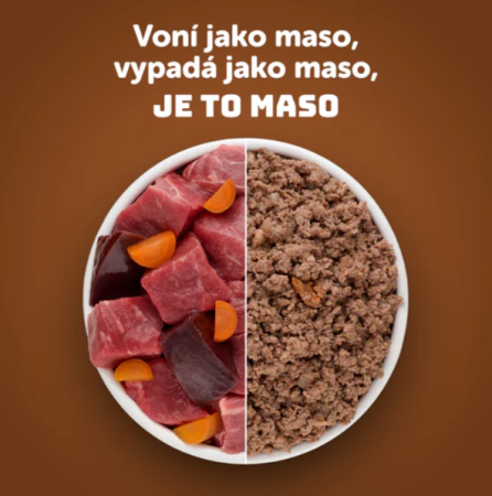 HOVĚZÍ S MRKVÍ 800 g - konzerva pro psy Louie - Počet ks: 1 ks