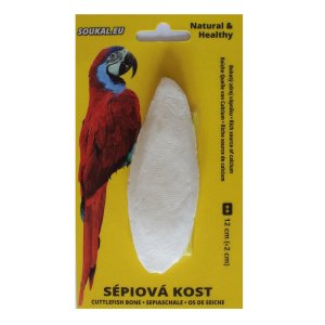 Sépiová kost na kartě cca 12 cm - 1 ks (SKNK12) | Krmiva Hulín Sépiová kost na kartě cca 12 cm - 1 ks (SKNK12) | Krmiva Hulín