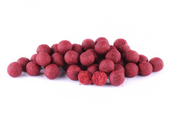 Boilies - PIKANTNÍ JAHODA s černým pepřem - Ø 30 mm (Krmiva Hulín, BOPJ30-1) | Krmiva Hulín