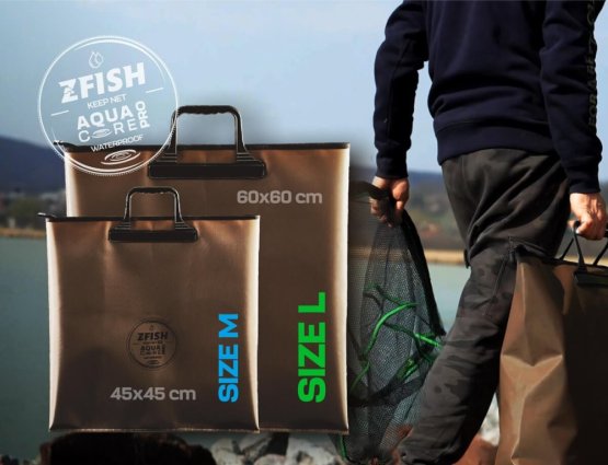 ZFISH Nepremokavá Taška Aquacore Keepnet Bag L