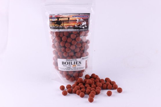 Boilies - MEFISTO - Losos s meruňkou - Ø 12 mm - Vyberte balení: 1 kg