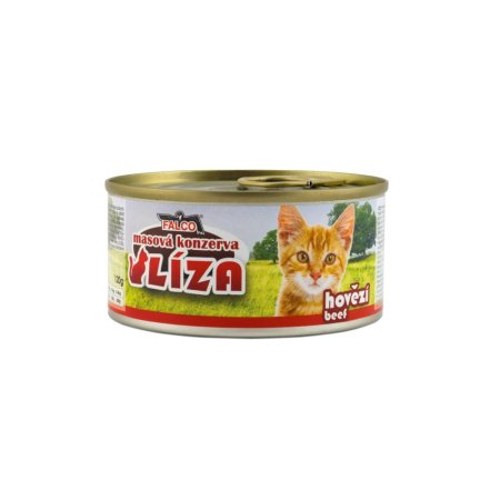 FALCO LÍZA hovězí 120 g - Konzerva pro kočky (SOKOL FALCO, LH120) | Krmiva Hulín