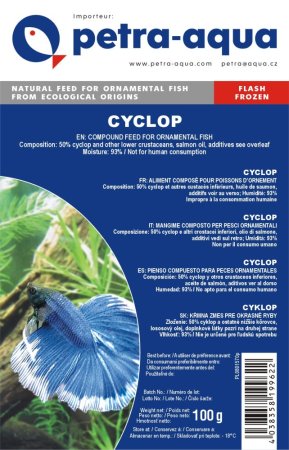 Cyclops Frozen Blister - mražený cyklop (CFB-1) | Krmiva Hulín