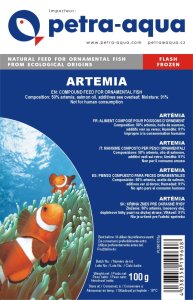 Artemia frozen blister - Mrazené Artémia (MRAR-1) | Krmiva Hulín