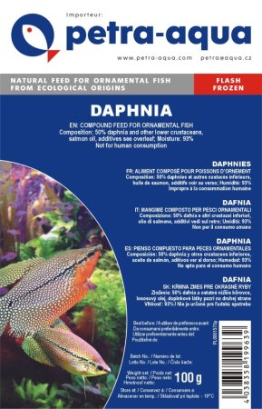 Daphnia frozen blister - mražené Dafnie (DFB-1) | Krmiva Hulín
