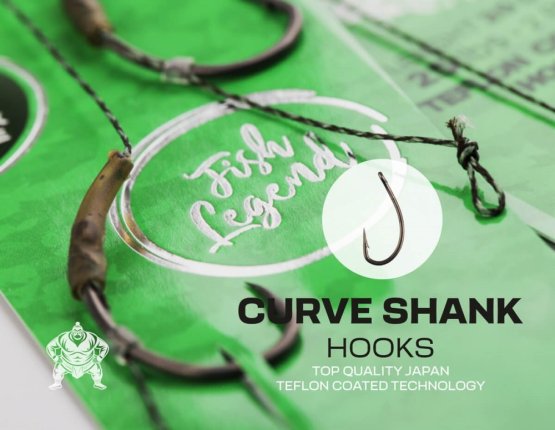 ZFISH Náväzec Curve Shank Carp Rig - Vyberte velikost: Velikost 2