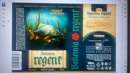 PIVO REGENT - NOVÁ DARČEKOVÁ SADA - VODNEJ RÍŠE - 6x 0,5L