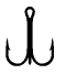Trojháčky Kamatsu TREBLE HOOK ROUND (Kamakatsu, TKTHR-1) | Krmiva Hulín