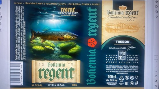 PIVO REGENT - NOVÁ DARČEKOVÁ SADA - VODNEJ RÍŠE - 6x 0,5L