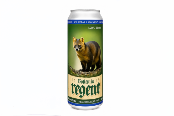 Nealko pivo Regent Renegát - bez příchutě - VLASTNÍ VÝBĚR 6 ks - Myslivecká říše - 6x 0,5 l