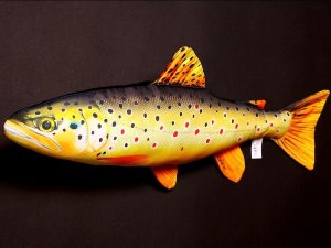Plyšová ryba Gaby - PSTRUH POTOČNÍ mini 36 cm (Gaby, PRPP40) | Krmiva Hulín Plyšová ryba Gaby - PSTRUH POTOČNÍ mini 36 cm (Gaby, PRPP40) | Krmiva Hulín