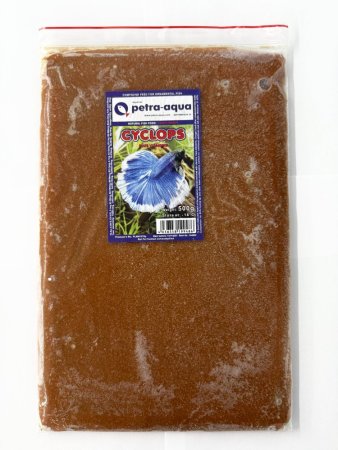Cyclops flat plate - mražený cyklop 500 g (zip sáček) (MC500) | Krmiva Hulín