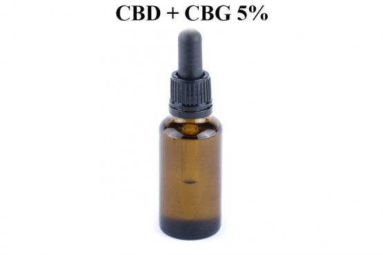 CBD + CBG / 5 % - v Konopném oleji s kapátkem - 30 ml
