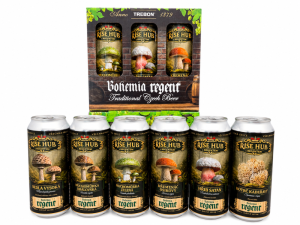 Pivo Regent - DARČEKOVÁ SADA - MOTÍV DREVO - ŘÍŠA HÚB 2 - 6x 0,5 l (BOHEMIA REGENT, DSŘH2) | Krmiva Hulín