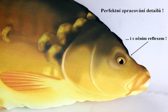 Plyšová ryba Gaby - KAPOR LYSEC TROFEJNÝ - 90 cm