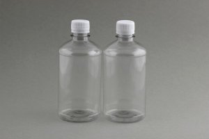 PET fľaše číre 500 ml - s uzáverom
