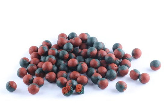 Boilies Duplex - PIKANTNÍ KRILL / ŠVESTKA a ČESNEK - Ø 24 mm - Vyberte balení: 250 g
