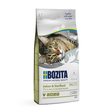 Krmivo pro kočky - Bozita Cat Indoor & Sterilised Chicken (Bozita, BISCH-1) | Krmiva Hulín