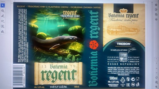 PIVO REGENT - NOVÁ DARČEKOVÁ SADA - VODNEJ RÍŠE - 6x 0,5L