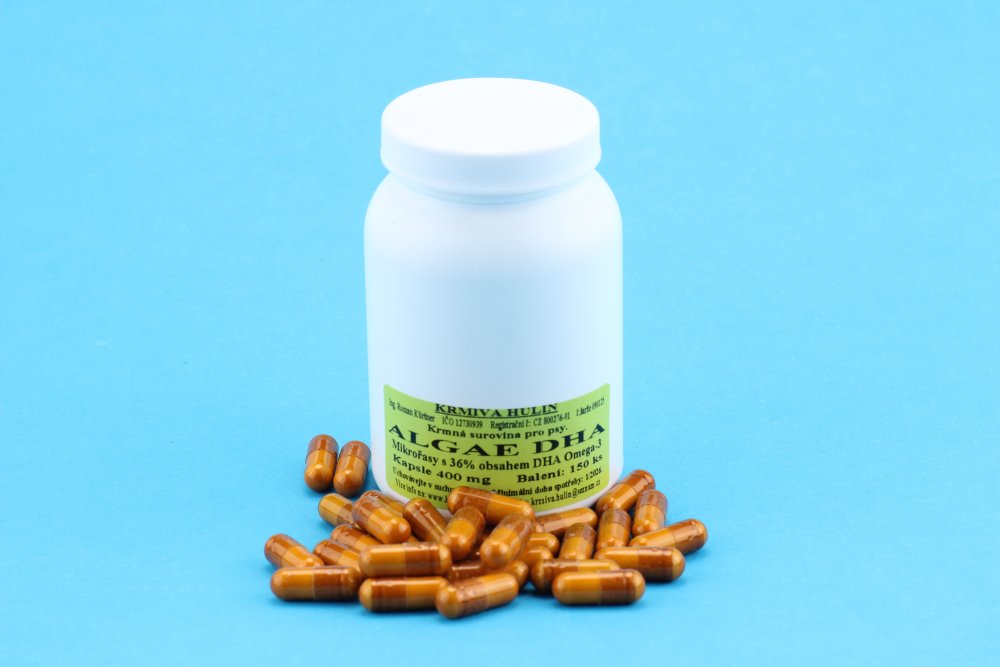 ALGAE DHA - Mikrořasy s 36% obsahem DHA Omega-3 - Kapsle 400 mg 150 ks